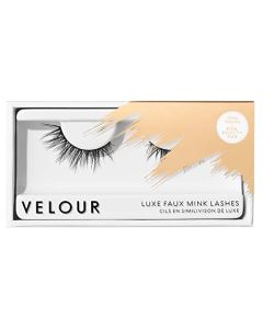 Velour Vegan Luxe Faux Mink Eyelashes - Light & Fluffy False Lash Extensions - Wear up to 20 Times – Luxurious and Natural Lashes - 100% Vegan, Soft and Comfortable, All Eye Shapes