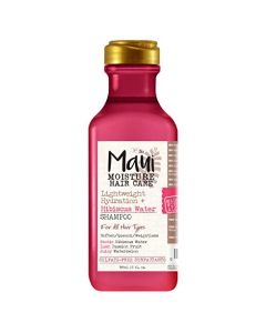 Maui Moisture Lightweight Hydration + Hibiscus Water Shampoo for Daily Moisture, No Sulfates, 13 fl oz