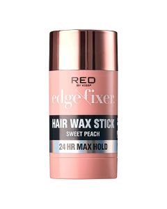 Red by Kiss Hair Wax Stick 24HR Max Hold Edge Fixer Edge Control Pomade Non-Sticky, Non-Oily Flake Free Hair Styling Wax (Sweet Peach)
