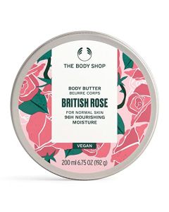 The Body Shop British Rose Body Butter – Nourishing & Moisturizing Skincare for Normal Skin – Vegan – 6.75 oz