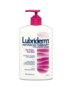 Lubriderm Advanced Therapy Fragrance-Free Moisturizing Lotion with Vitamins E and Pro-Vitamin B5, Intense Hydration for Extra Dry Skin, Non-Greasy Formula, 16 fl. oz