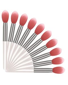 LORMAY 10 Pcs Silicone Lip Mask Brushes. Applicators for Lipsticks, Lip Gloss, Lip Balm and Other Cream Makeup Products (2.4 inches / 6.0cm)