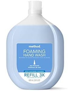 Method Foaming Hand Soap, Refill, Sea Minerals, Recyclable Bottle, Biodegradable Formula, 28 oz, (Pack of 1)