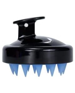 PELUPERY Scalp Massager,Hair Shampoo Brush with Soft Silicone (Black&Blue)