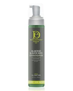 Design Essentials Curl Enhancing Mousse, Almond and Avocado Collection,10 Ounce