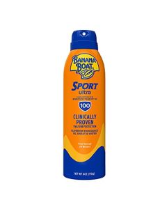 Banana Boat Sport Ultra SPF 100 Sunscreen Spray, 6oz | Sport Sunscreen Spray SPF 100, Banana Boat Sunscreen SPF 100 Spray, High SPF Sunscreen, Water Resistant Sunscreen SPF 100, 6oz