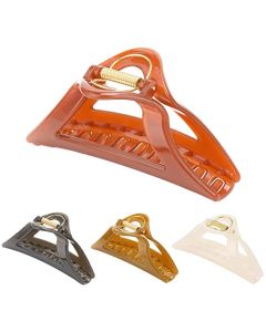 Big Hair Claw Clips Hair Clips Ladies and Girls Large Banana Hair Clips High Elasticity Claw Clips Anti-Slip Butterfly Hair Clips Suitable for Thin Hair and Thick Thick Hair Clips 4pcs