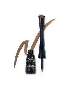 LAURA GELLER NEW YORK Bravo Brows Boosting Gel Liner - Taupe - Tinted Brow Gel Creates Hair-Like Strokes - Fine-Tip Brush