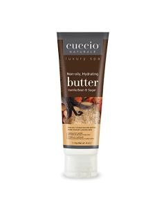 Cuccio Naturale Butter Blends - Ultra-Moisturizing, Renewing, Smoothing Scented Body Cream - Deep Hydration For Dry Skin Repair - Made With All Natural Ingredients - Vanilla Bean & Sugar - 4 Oz