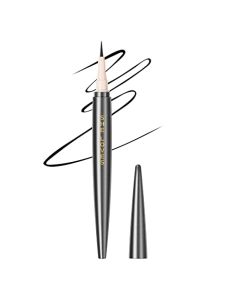 KISSIO Eyeliner,Waterproof Liquid Eyeliner,Long Lasting Eyeliner,Color Eyeliner Pigmentation,Buildable Thin to Thick lines,Cruelty Free,1.5 ml(01#Black forest)