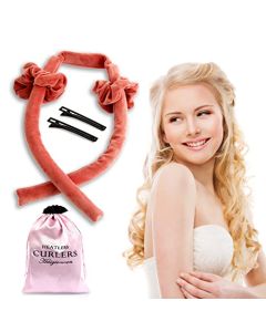 Haigivesoon Heatless Curling Rod Headband,No Heat Hair Curler Curlers Hair Curls Hair Rollers to Sleep in,with Soft Curling Ribbon and Flexible Rods for Long Natural Hair