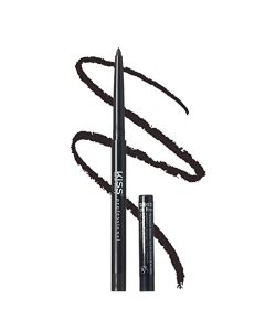 kiss new york Pro Intense Gel Eyeliner with Built-in Sharpener, Waterproof, Smudge-proof, Long Lasting Gel Eyeliner Pencil (Black Brown)