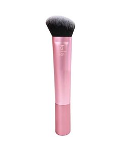 Real Techniques Sculpting Brush, For Contouring and Defining Facial Features, Defines Cheek Hallows, Pink, 1 Count