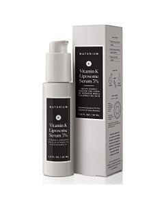 Naturium Vitamin K Liposome Face Serum 3% Plus Vitamin F & Alpha Bisabolol, Redness Reducer & Aging Skin Treatment, 1 oz