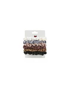 IRDTMM 6 pieces satin bright small bowel hair，Hair Ouchless Painfree Women's Hair Scrunchie, Elastics, Hair Accessories for Women, Ponytail Holder for Girls,