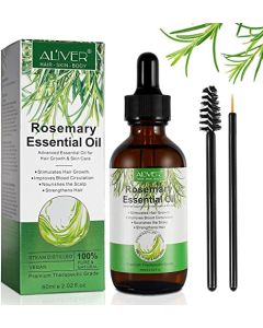 Bestniffes Rosemary Essential Oil for Hair Growth,Strengthens Hair,Nourishment Scalp, Stimulates Hair Growth,Rid of Itchy and Dry Scalp, Improves Scalp Circulation 60ML
