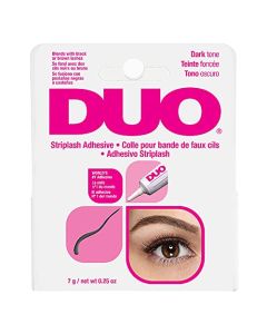 DUO Strip Eyelash Adhesive for Strip Lashes, Dark Tone, 0.25 oz, 1-Pack