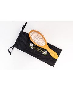 Luxury Hair Brush. Perfect for Hair Extensions! Bamboo Handled Copper Metal Bristle Hairbrush, Anti-static brush, Hair extension brush, Wig Brush, Copper Bristled Brush, Detangling Hairbrush, Ecologically Friendly Bamboo Hairbrush