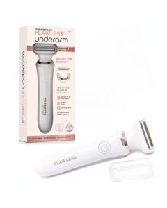 Finishing Touch Flawless Underarm Hair Removal Electric Razor Device, Designed to Shave and Contour Womens Sensitive Underarm Area, Cordless Groomer, Painless for All Skin Types