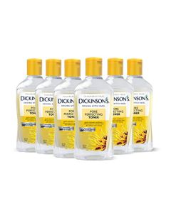 Dickinson's Original Witch Hazel Pore-perfecting Toner, 100% Natural, 8 Ounce, 6 Count