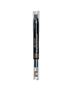 Revlon Colorstay Browlights Pencil, Eyebrow Pencil & Brow Highlighter, 0.55 Lb, Dark Brown
