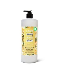 Love Beauty and Planet Hope and Hair Repair Sulfate- Free Shampoo Coconut Oil & Ylang Ylang for Split Ends and Dry Hair Hair Repair, Damaged Hair Treatment 32.3 oz