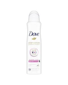 Dove Advanced Care Invisible Dry Spray Antiperspirant Deodorant No White Marks on 100 Colors Clear Finish 48-Hour Sweat and Odor Protecting Deodorant for Women 3.8 oz