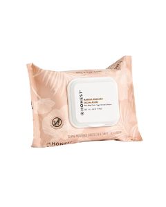 Honest Beauty Makeup Remover Facial Wipes | Plant-Based, Hypoallergenic | 30 Count