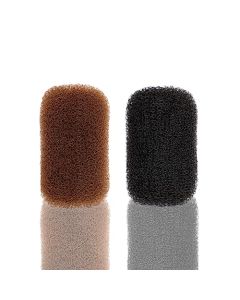 2Pcs Charming Hair Style Tool Hair Pads Hair Clip, Bump It Up Volume Inserts Hair Pads, Do Beehive Hair Base Styling Clip Accessories for Women Lady Girls (Black and Brown)