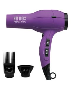 Hot Tools Pro Artist 1875W Turbo Ionic Dryer | Smooth, Frizz Free Blowouts (Purple)