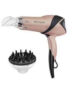 Revlon Infrared Hair Dryer | 1875 Watts of Maximum Shine, Softness and Control, (Rose Gold)
