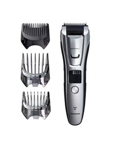 Panasonic Multi-Groomer Men’s Trimmer for Beard, Hair and Body, 39 Trim Length Settings with 3 Attachments, Corded/Cordless Operation – ER-GB80-S (Silver)