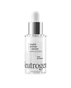 Neutrogena Shine Control Matte Booster Face Primer & Serum, Skin-Mattifying Serum-to-Primer with Rice Protein, Absorbs Excess Oil & Keeps Skin Shine Free, 1.0 fl. oz
