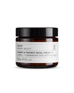Evolve Organic Beauty - Natural Hydrate + Protect Facial Cream | Small-Batch, Vegan Clean Beauty (2 oz | 60 ml)