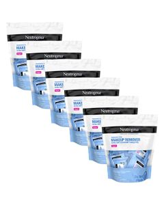 Neutrogena Fragrance-Free Makeup Remover Cleansing Towelette Singles, Individually-Wrapped Daily Face Wipes to Remove Dirt, Oil, Makeup & Waterproof Mascara for Travel & On-the-Go, 20 ct (Pack of 6)