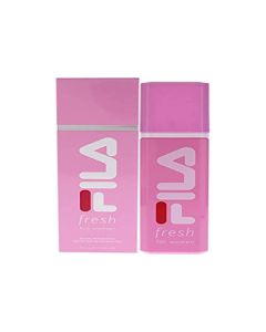 Fila Fresh for Women - Intense, Refreshing Designer Body Spray Fragrance - EDP Infused With Notes Of Lemon, Strawberry, And Rose - Intense, Long Lasting Scent Arriving In Pink Glass Bottle - 3.4 Oz
