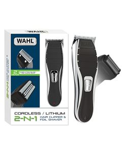 WAHL Clipper 2-in-1 Hair Clipper and Shaver Lithium-Ion Rechargeable Cord Cordless Hair Clipper and Shaver Combo Kit - Model 79568