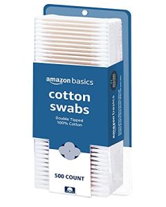 Amazon Basics Cotton Swabs, 500 Count (Previously Solimo)