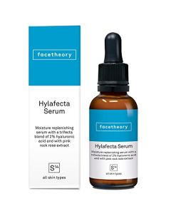facetheory Hylafecta S14-2% Hyaluronic Acid Serum, Hydrates Skin and Improves Skin Elasticity, Soothes Inflammation Vegan and Cruelty-Free, Made in the UK | Unfragranced | 1.0 Fl Oz