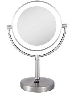 Zadro Laguna 11" Makeup Mirror with Lights and Magnification LED Lighted Makeup Mirror with Magnification 10X/1 or 5X/1X