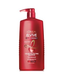 L'Oreal Paris Elvive Color Vibrancy Protecting Shampoo, for Color Treated Hair, Shampoo with Linseed Elixir and Anti-Oxidants, for Anti-Fade, High Shine, and Color Protection, 28 Fl Oz