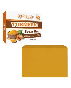 Turmeric Soap Bar for Face & Body - All Natural Turmeric Skin Soap - Turmeric Face Soap Reduces Acne, Fades Scars & Cleanses Skin - 4 Oz Turmeric Bar Soap for All Skin Types Made in USA
