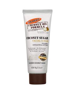 Palmer's Coconut Oil Formula Coconut Sugar Facial Scrub Exfoliator, Face Scrub to Gently Exfoliate Away Dirt and Dead Skin Cells with Chamomile to Soften & Calm, 3.17 Ounces (Pack of 1)