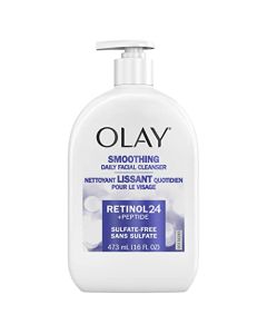 Olay Retinol 24 + Peptide Face Wash, Smoothing, Sulfate-Free, 16 oz