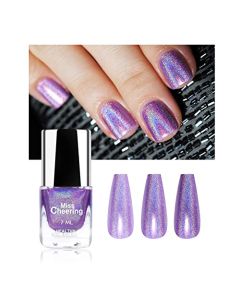 Ownest. Holographic Nail Polish, Gorgeous Glossy Holographic Halo Glitter Polish Nail Art Nail Pigment Diamond Laser Nail Polish -LS07