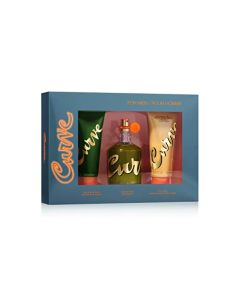 Men's Cologne Fragrance Set by Curve, Body Wash, Aftershave Balm & Cologne, Casual Day or Night Scent, 3 Piece Set