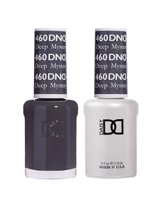 DND Gel Polish Set - 1 each of Grey Gel Polish and Grey Nail Polish, 460 Deep Mystery, 0.5 Fl Oz