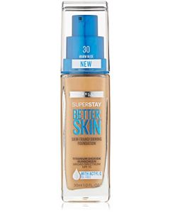 Maybelline New York Superstay Better Skin Foundation, Warm Nude, 1 Fluid Ounce