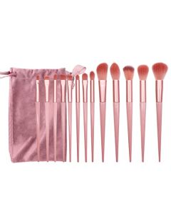 Makeup Brushes 13 Pcs Makeup Kit,Foundation Powder Brush Eyeshadow Brush Make up Brushes Set(Pink)