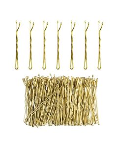 YEEPSYS Bobby Pins, Set of Hairpins 100-Count, Premium Hair Pins for Kids, Girls and Women, Great for All Hair Types（5CM,Gold)